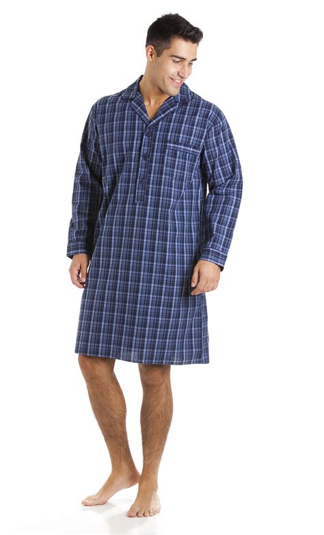 New Mens Champion Haigman Cotton Nightshirt Sleepwear Nightwear Lounge