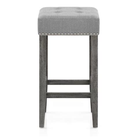 Pull up the perfect bar stool. Dove Bar Stool Light Grey Fabric | Bar stools, Dove bar ...