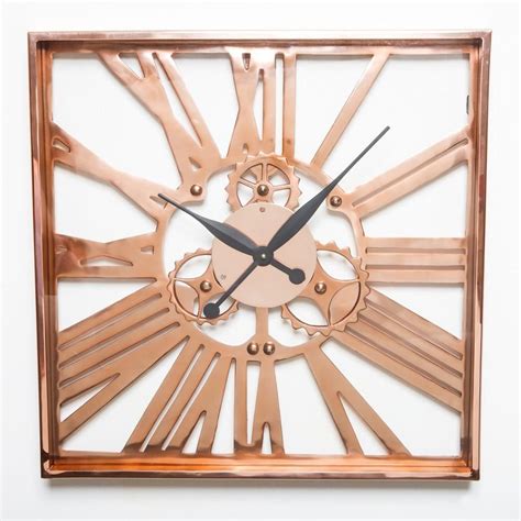 Gear Clock Large Copper Interiors Online Gear Wall Clock Wall Clock