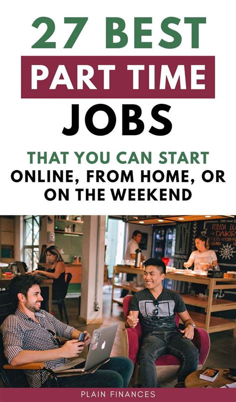 27 Best Part Time Jobs That You Can Start Online From Home Or On The