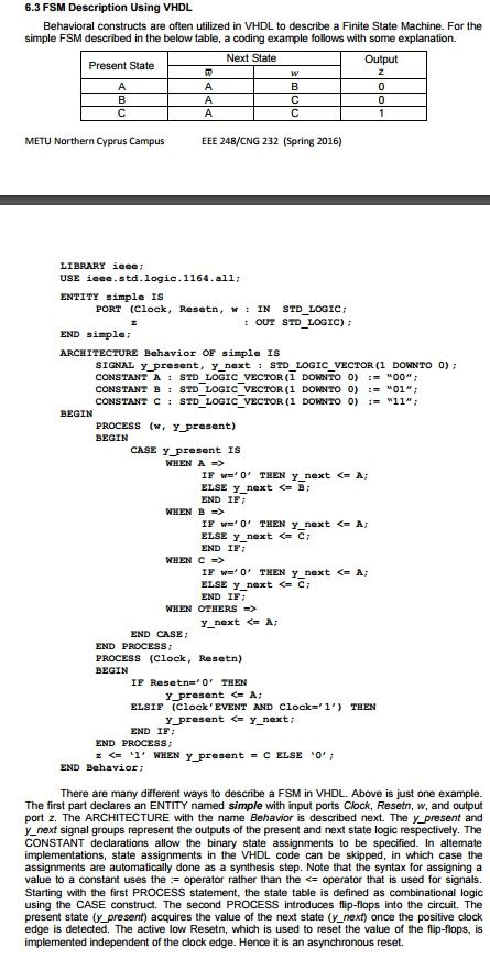 Article aligned to the ap computer science principles standards. Solved: Following The Behavioral Description Example Provi ...