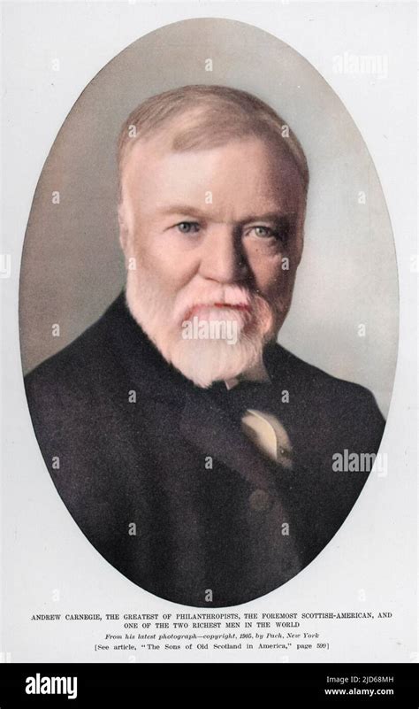 Andrew Carnegie 1835 1919 Scottish American Industrialist