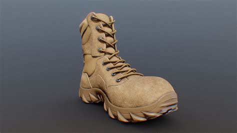Military Boots Download Free 3d Model By Dailyart Dart 3e2dc40