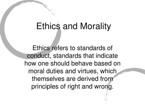 Ppt Ethics And Morality Powerpoint Presentation Free Download Id