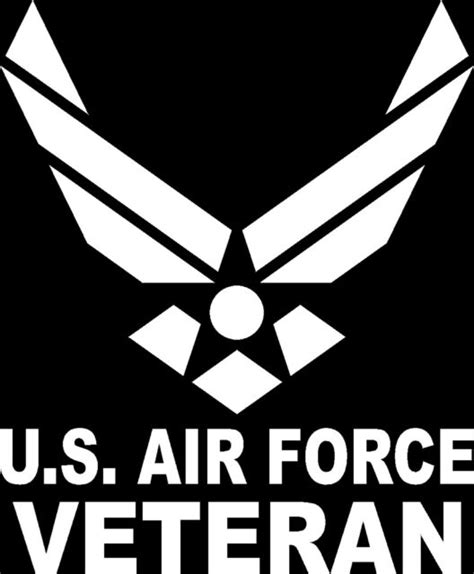 Us Air Force Veteran Die Cut Vinyl Car Window Decal Bumper Sticker Us