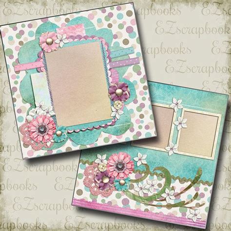Sweetest Thing 2 Premade Scrapbook Pages Ez Layout 287 8x8 Scrapbook