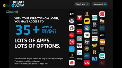 Directv Now Network Apps Youtube