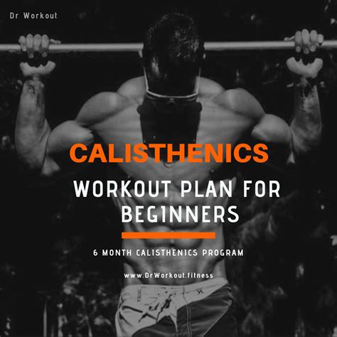 Calisthenics Workout Plan For Beginners 6 Month Program With Pdf