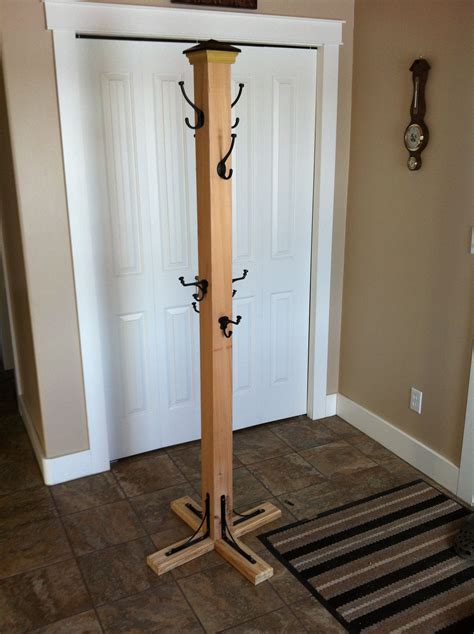 Pin By Alison Grant On Hubby Projects Rustic Coat Rack Diy Coat Rack