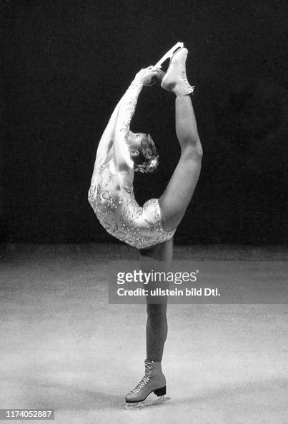 Denise Biellmann Doing Her Pirouette News Photo Getty Images
