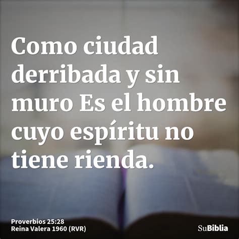 Proverbios 25 28 Biblia