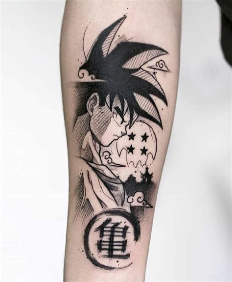 Finished dragon ball z mangaetching style sleeve album on. Top 30+ Anime Tattoo ideas Design For Man | Dragon ball ...