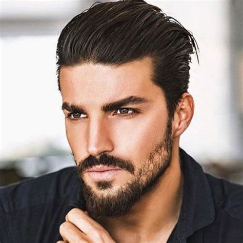 Triangle Face Shape Hairstyles Men Short Sides With Classic Tapered