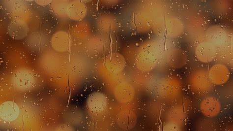 Hd Wallpaper Orange Bokeh Photography Glass Drops Surface Glare Wet Water Wallpaper Flare