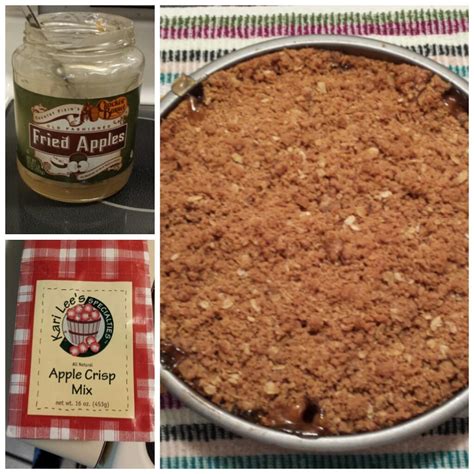 I used two cans of canned apples and one bag of cranberries (same area you would find raisins in at grocery store). Recipes to Remember: Cracker Barrel Apple Crisp