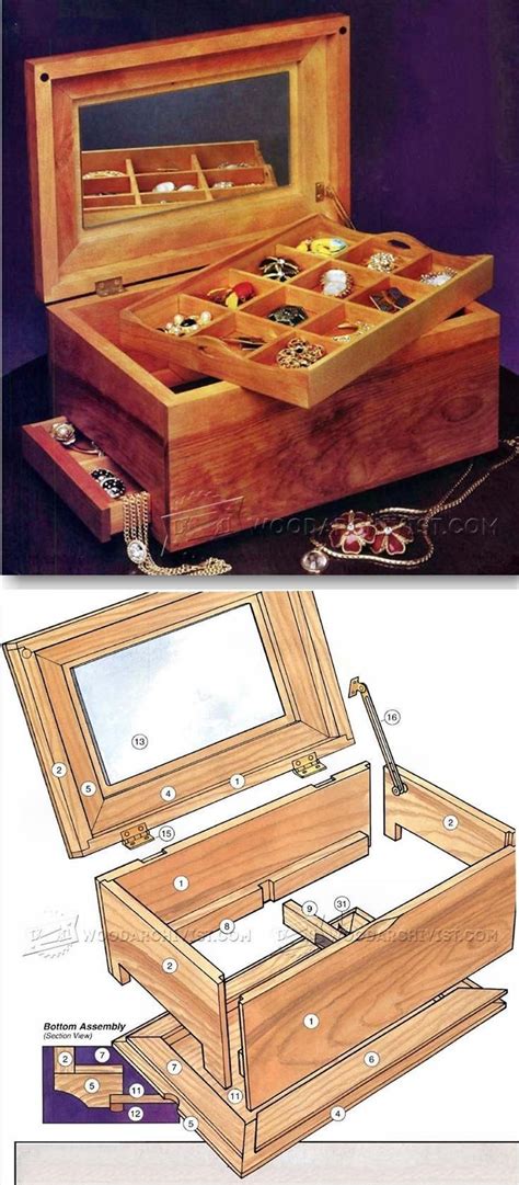 Build Jewelry Box Woodworking Plans And Projects