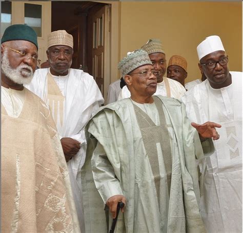 Photos Abdulsalami Abubakar Babangida And Others In Minna For The