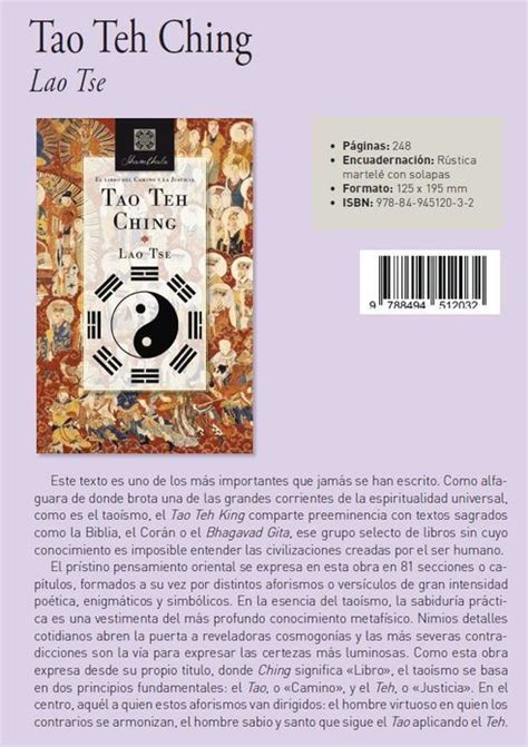 Galería Tao Teh Ching El Libro Del Camino Y La Justicia — 道德经 Dao De