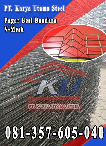 Jual besi kolom murah, harga beli terbaik, berbagai pilihan, beli murah langsung dari distributor,supplier, pabrik dan toko di indotrading.com. Supplier Pagar Besi V-mesh Surabaya Untuk Bandara Hot Dip ...