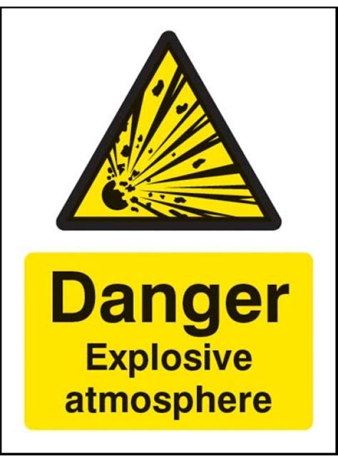 Danger Explosive Atmosphere Bs5499