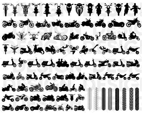 100 Motorcycle Svg Bundle Motorcycle Png Biker Svg Harley Etsy