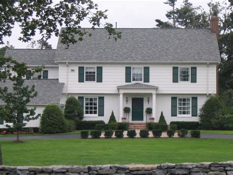 Garrison Colonial Style House Best Home Style Inspiration