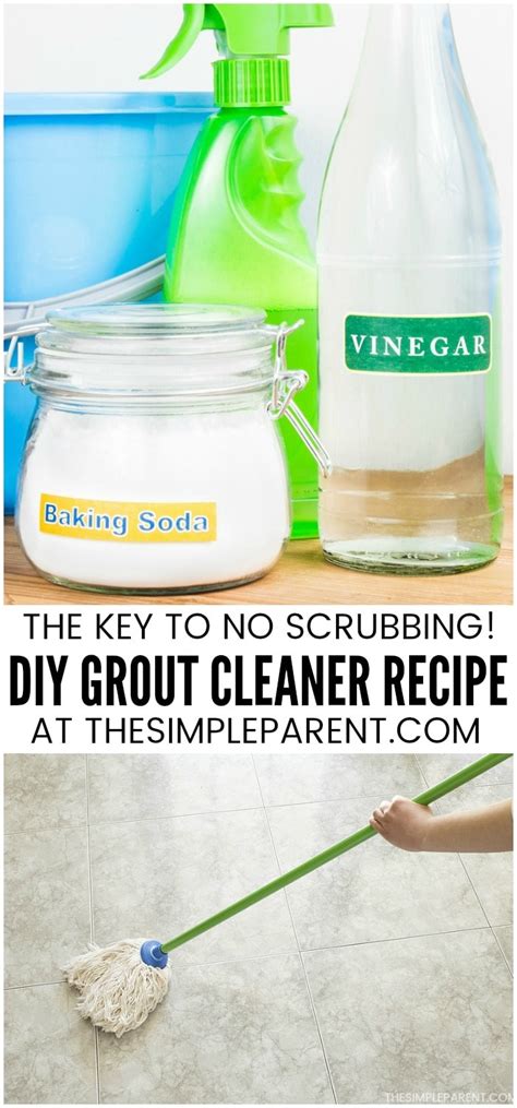 Make sure the water is warm before you add it to the spray bottle or a bowl. 5 Easy Steps = How to Clean Grout with Vinegar and Baking ...