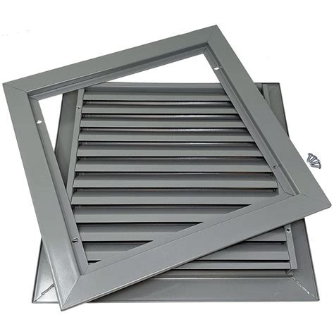 Air Louvers 800a1 Steel Door Louver With Inverted Y Blades