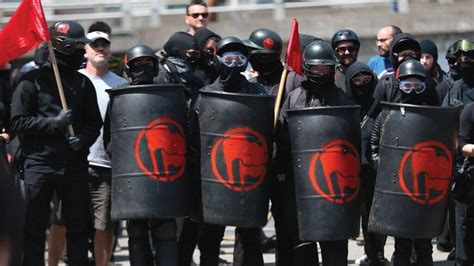 Even if antifa is not a designated terror organization, fbi director chris wray has made clear that it's on the. What is Antifa, the far-left group tied to violent ...