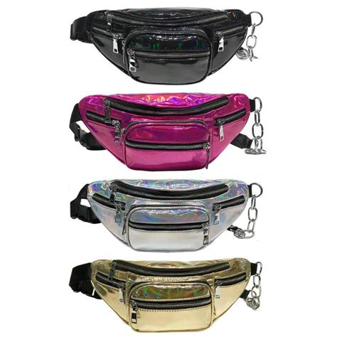 Buy Waterproof Holographic Fanny Pack Laser Waist