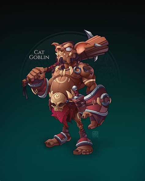 Goblin On Behance Game Character Design Cartoon