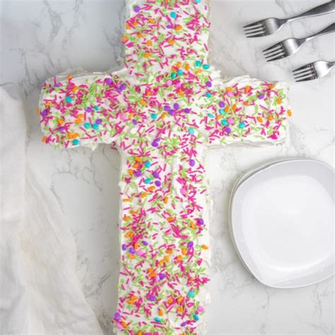 Try Out This Easter Cross Cake Is A Cake That Is Shaped Like A Cross