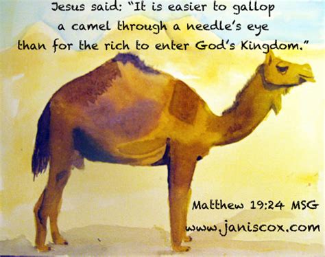 Time to leave galilee and enter judea. Sunday Stillness - Matthew 19:24.