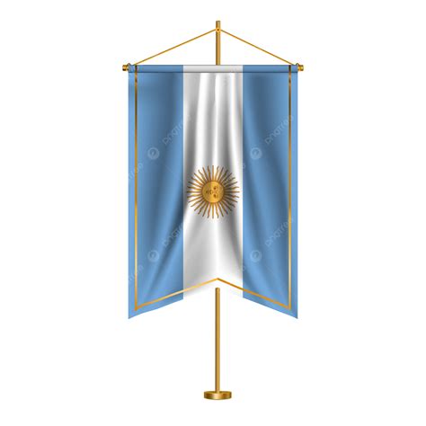 argentina flag with metal stand vector argentina argentina flag argentina national flag png