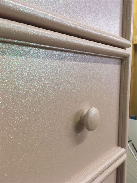 Diy Sparkly Glitter Dresser Glitter Paint Dresser