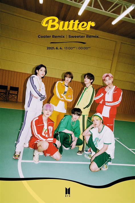 Unique bts butter remix posters designed and sold by artists. BTS "Butter" Remix Teaser Photo (Sweeter / Cooler Ver ...