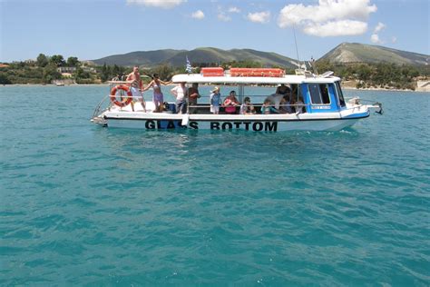 Watching Turtles With Glass Bottom Boat Photo From Agios Sostis In
