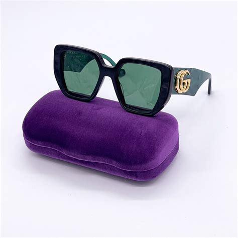 Gucci New Gucci Gg0956s 001 Black Green Women Sunglasses Gucci Grailed