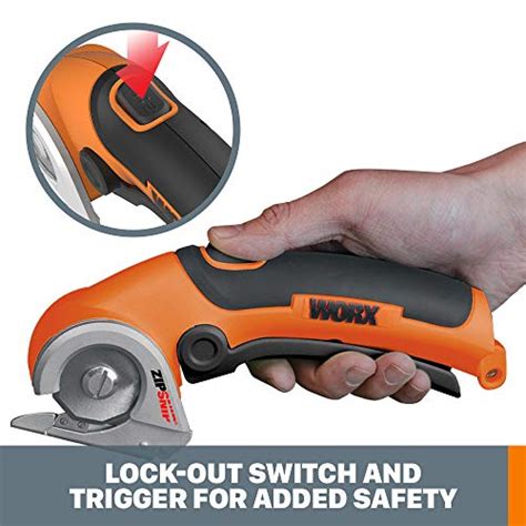 Worx Wx081l Zipsnip Cordless Electric Scissorscutting Tool And Power