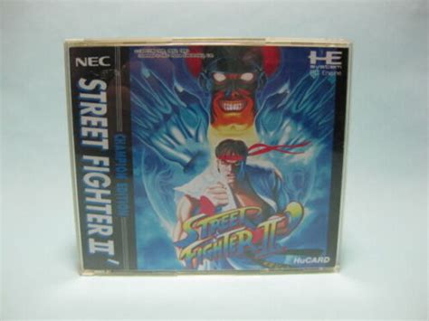 Turbografx 16 Street Fighter Ii 2 Dash Champion Edition Hucard Rare