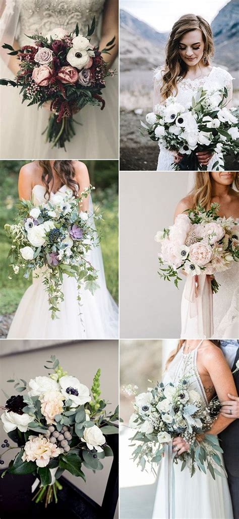 20 Gorgeous Wedding Bouquets With Anemones For 2022 Trends Emma Loves