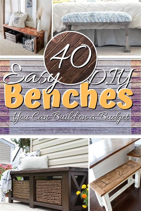 22 creative diy bench ideas to add to your garden this year. 40 Easy DIY Bench Ideas for Indoors (with Plans)