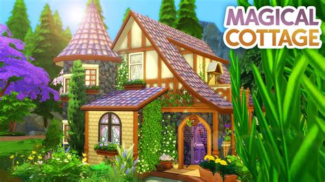 Magical Cottage Sims 4 Speed Build Youtube