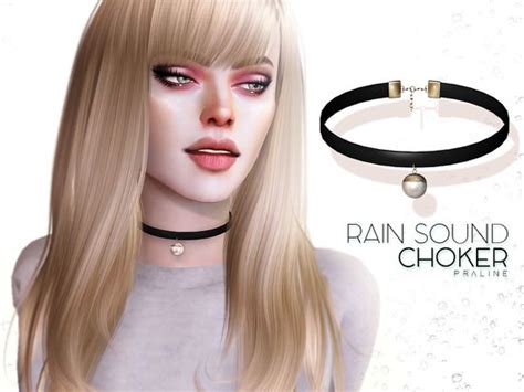 Choker With Pearl Pendant Found In Tsr Category Sims 4 Female