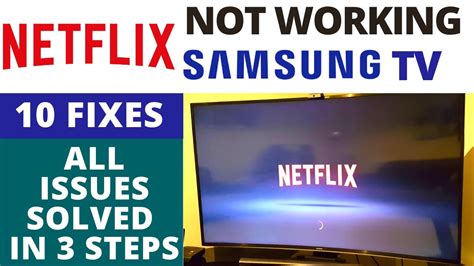 Youtube not working on samsung tv problem is a common inconvenience. How to Fix NETFLIX app Not Loading on Samsung Smart TV ...