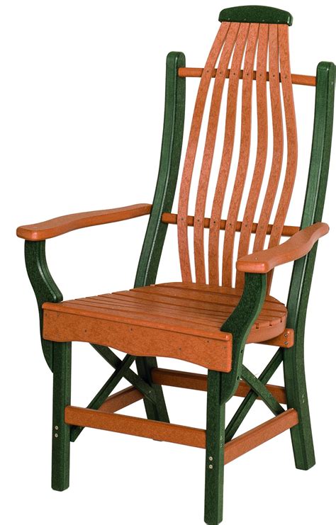 These poly chairs are trendy and can fit into every decoration style. Bentwood Recycled Poly Outdoor Arm Chair