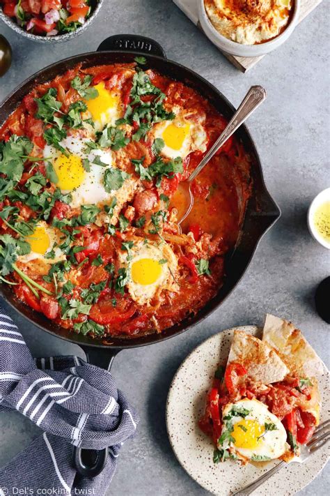 Easy Shakshuka With Feta Cheese Dels Cooking Twist