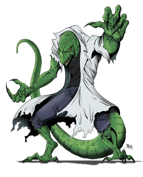 The Lizard Comic Book Artwork Marvel Villains Comic Villains