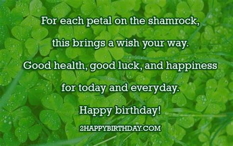 Irish Birthday Wishes And Blessing 2happybirthday