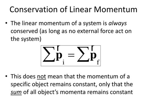 Ppt Chapter 10 Linear Momentum And Collisions Powerpoint Presentation